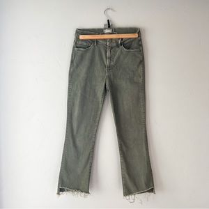 MOTHER | The Insider Crop Two Step Fray Jean